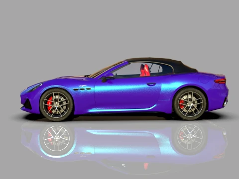 Maserati GranCabrio Trofeo 2023 HQinterior 3D Model