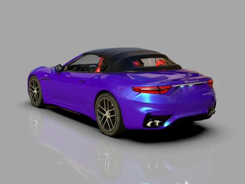 Maserati GranCabrio Trofeo 2023 HQinterior 3D Model