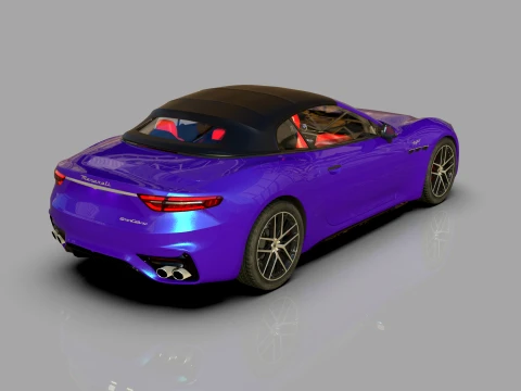 Maserati GranCabrio Trofeo 2023 HQinterior 3D Model