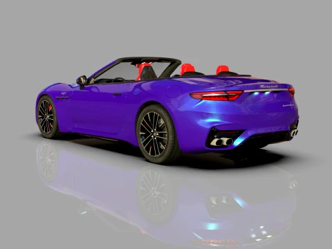 Maserati GranCabrio Trofeo 2023 HQinterior 3D Model