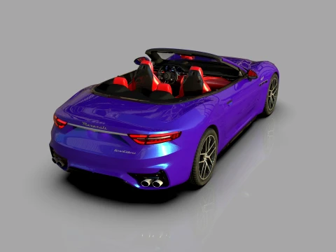 Maserati GranCabrio Trofeo 2023 HQinterior 3D Model