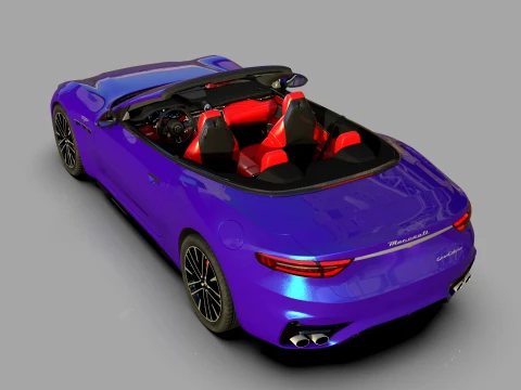 Maserati GranCabrio Trofeo 2023 HQinterior 3D Model