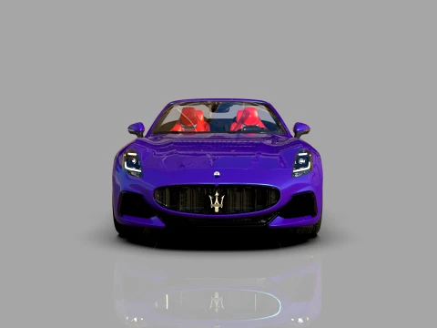 Maserati GranCabrio Trofeo 2023 HQinterior 3D Model