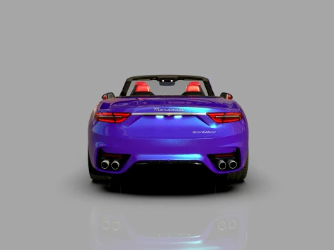 Maserati GranCabrio Trofeo 2023 HQinterior 3D Model