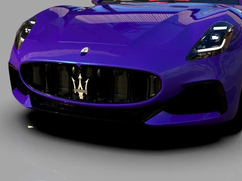 Maserati GranCabrio Trofeo 2023 HQinterior 3D Model