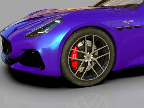 Maserati GranCabrio Trofeo 2023 HQinterior 3D Model