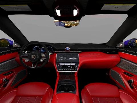 Maserati GranCabrio Trofeo 2023 HQinterior 3D Model
