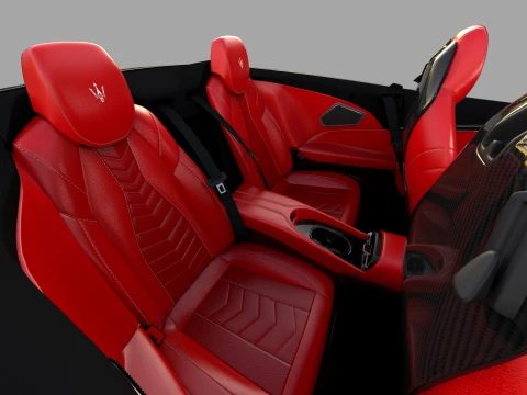 Maserati GranCabrio Trofeo 2023 HQinterior 3D Model
