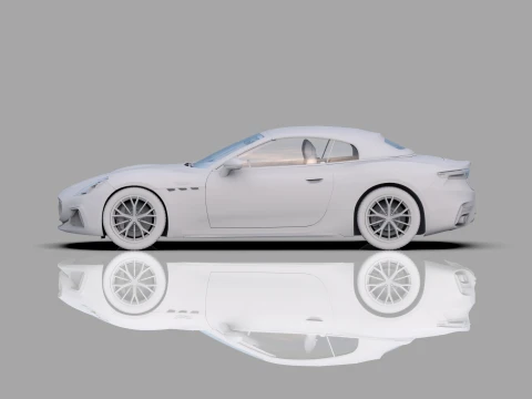 Maserati GranCabrio Trofeo 2023 HQinterior 3D Model