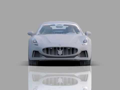 Maserati GranCabrio Trofeo 2023 HQinterior 3D Model