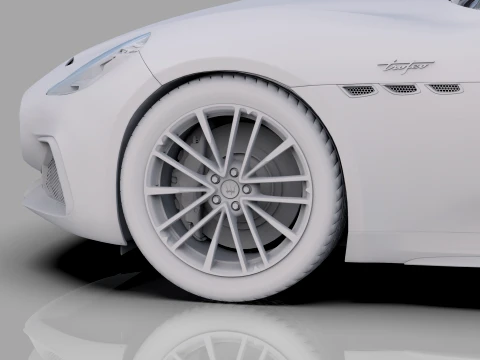 Maserati GranCabrio Trofeo 2023 HQinterior 3D Model