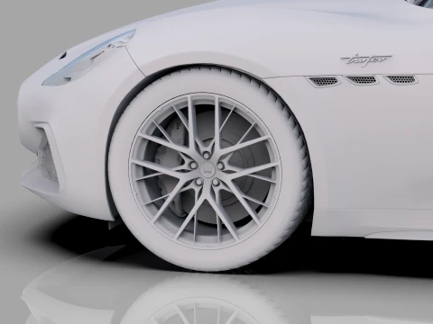 Maserati GranCabrio Trofeo 2023 HQinterior 3D Model