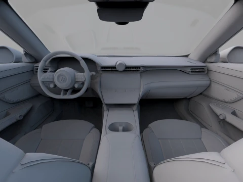 Maserati GranCabrio Trofeo 2023 HQinterior 3D Model