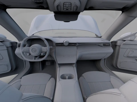 Maserati GranCabrio Trofeo 2023 HQinterior 3D Model