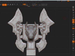 mpdragon axe 3d print model 3D-printmodel