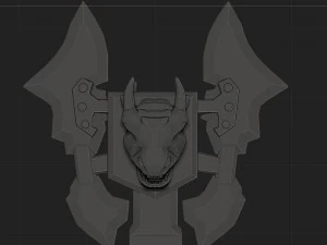 mpdragon axe 3d print model 3D Print Model