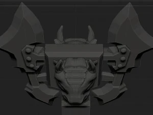 mpdragon axe 3d print model 3D Print Model