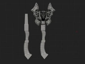 mpdragon axe 3d print model 3D Print Model