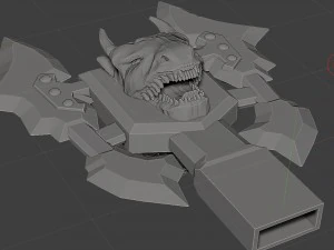 Stampi per stampa 3D per la fusione del modello di stampa 3D del drago mp Modello di stampa 3D