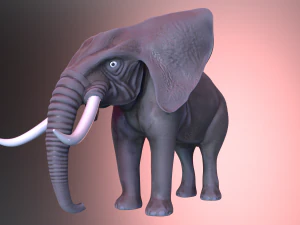 코끼리 동물 3D 모델