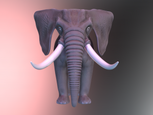 elephant animal 3D 模型
