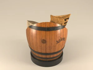 chair barrel 3D Model