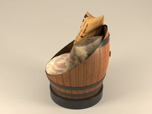chair barrel 3D Model