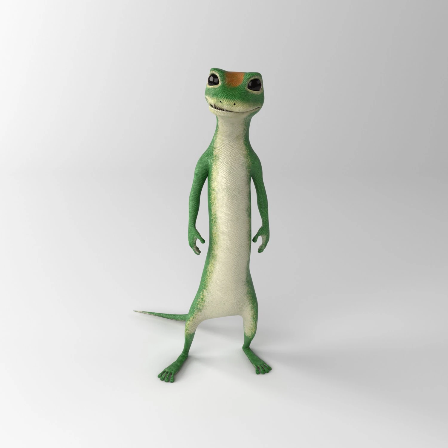 gecko 3D Model .c4d .max .obj .3ds .fbx .stl .blend 