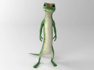 ヤモリ 3Dモデル