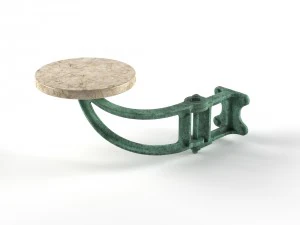 vintage bar stool 3D Model