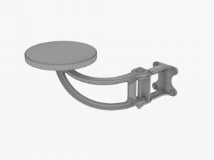 vintage bar stool 3D Model