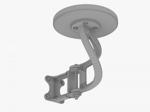 vintage bar stool 3D Model
