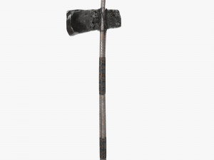 metal axe 3D 모델