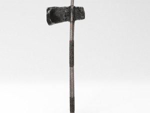 metal axe 3D Модель