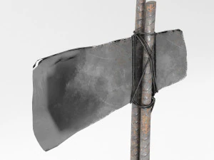 metal balta 3D Model