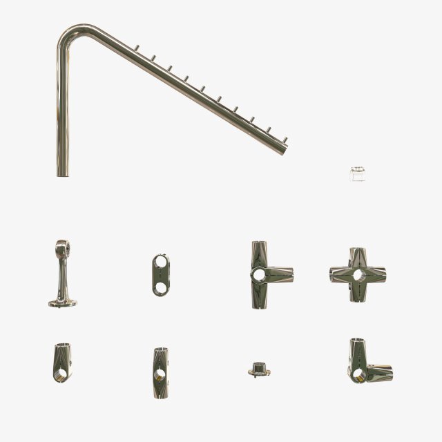 shop rack 3D Модель .c4d .max .obj .3ds .fbx .stl .blend
