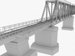 Railway bridge 3D Model