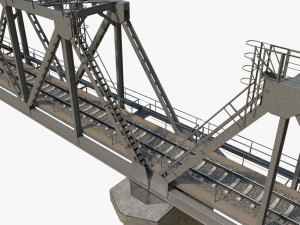 Railway bridge 3D Модель