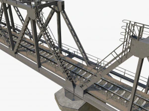 Railway bridge 3D Model
