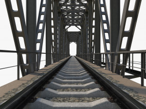 Railway bridge 3D Модель