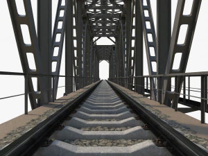 Railway bridge 3D Model