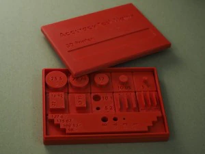 accuracy test matrix 3D Print Model