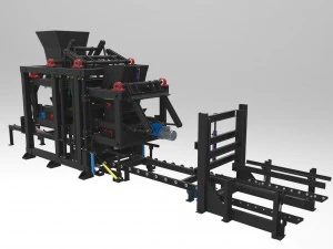 छोटे टुकड़ों वाले कंक्रीट उत्पादों की श्रृंखला 3D मॉडल