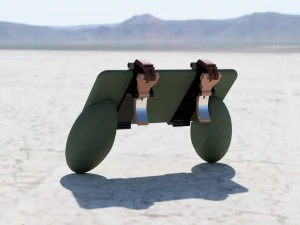 denetleyici pubg iphone 6 3D Baskı Modeli