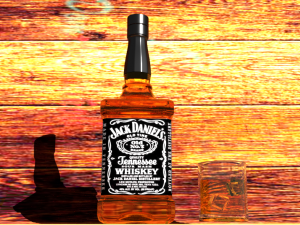 jack daniels 3D 모델