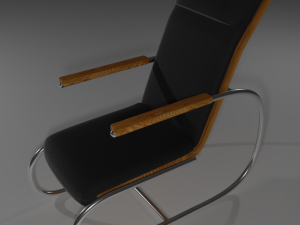 stylish armchair Model 3D