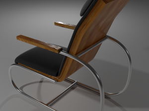 stylish armchair Model 3D