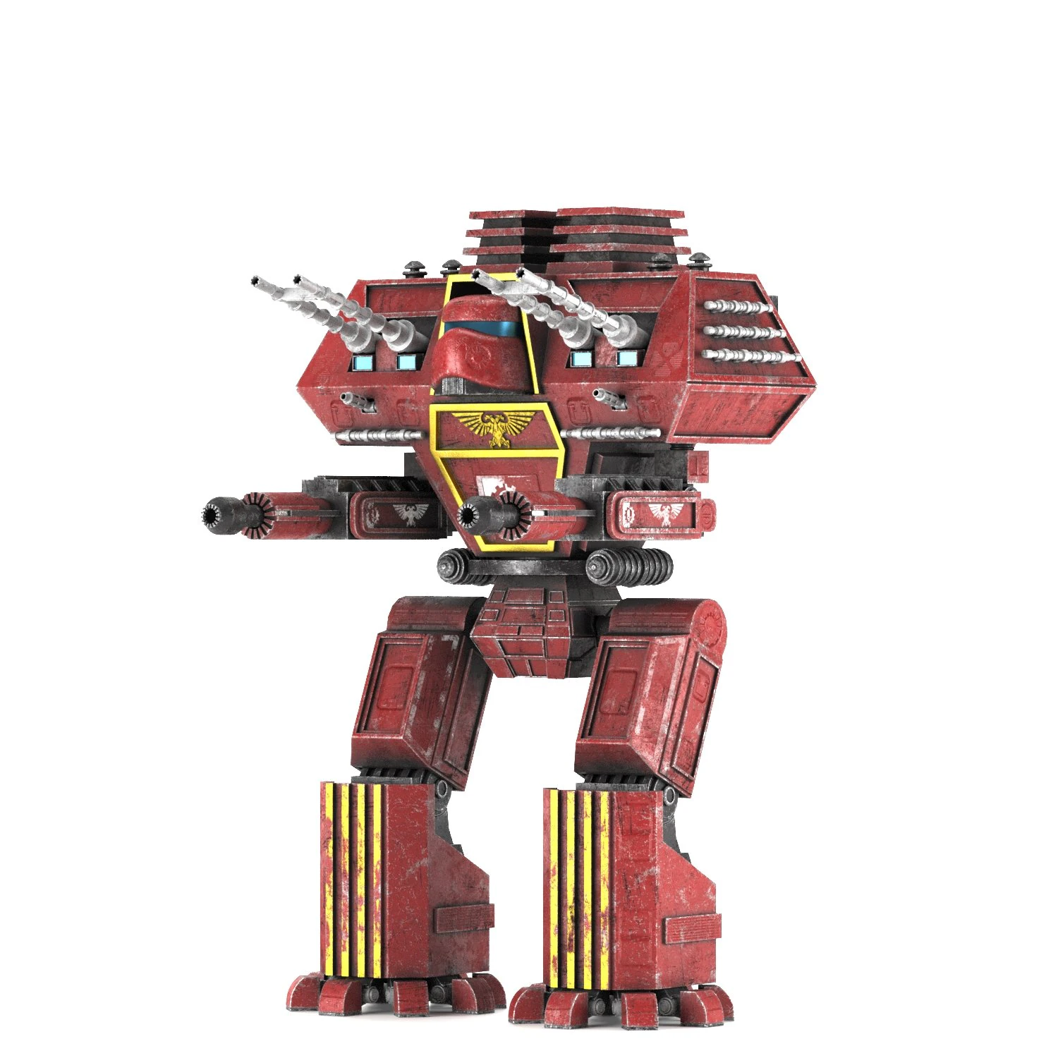 Warlord-class Titan 3D Model .c4d .max .obj .3ds .fbx .stl .blend