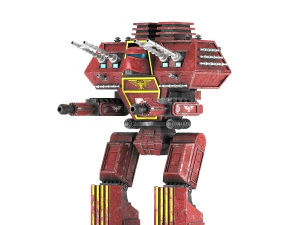 Titano di classe Warlord Modello 3D