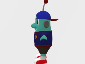 cute alien character model 3D मॉडल
